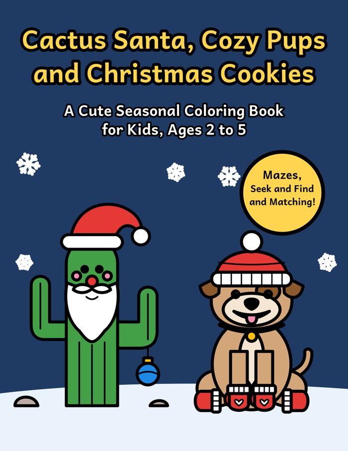 Cactus Santa, Cozy Pups and Christmas Cookies cover